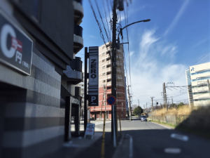 HOTEL ZEROを越えたらすぐに左折
